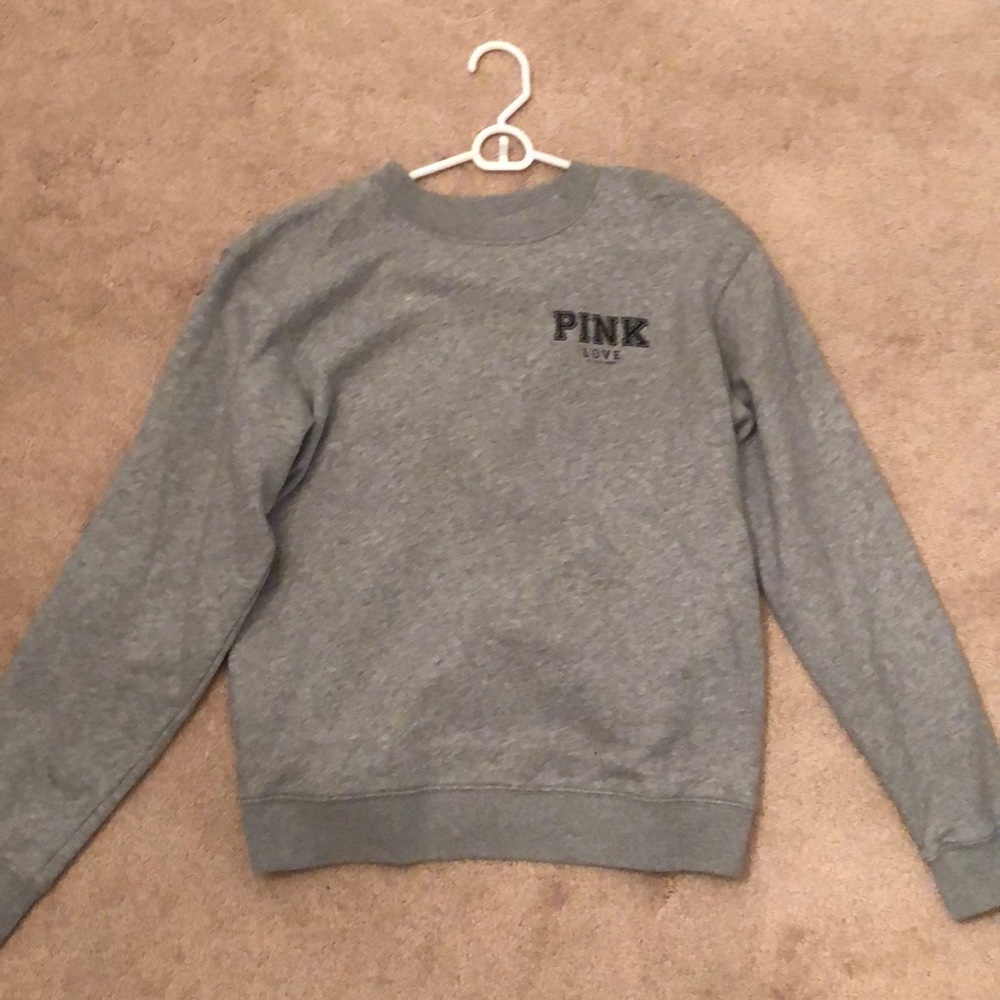 pink sweatshirt